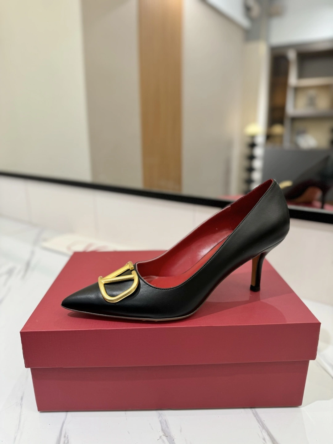 COCO-- V1859ti9o 1W2S0EN0DSH0NO Heel height：7.5CM goatskin Calfskin item:E-X138C3024